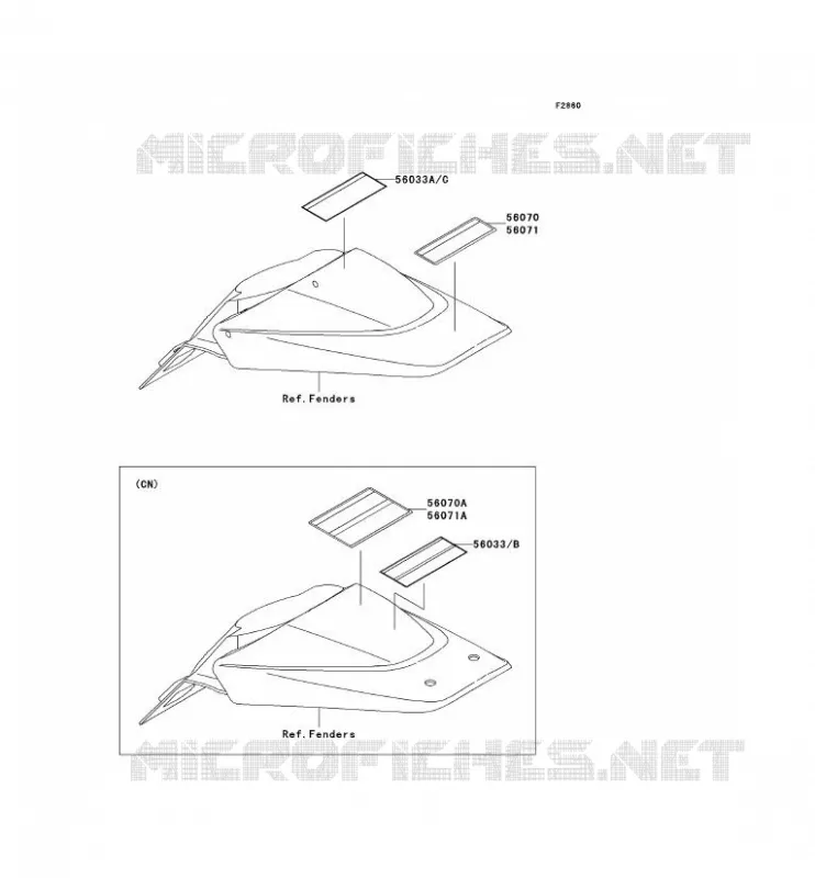 LABEL Kawasaki TOUT-TERRAIN 110 2007 KLX110  KLX110A7F