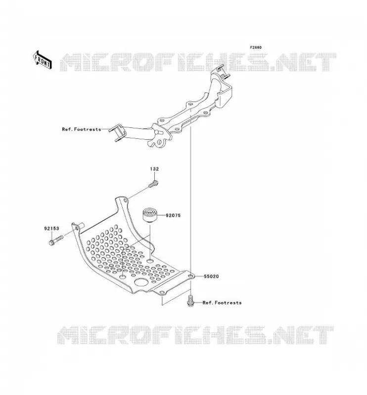 PROTECTION(S) Kawasaki TOUT-TERRAIN 110 2007 KLX110  KLX110A7F