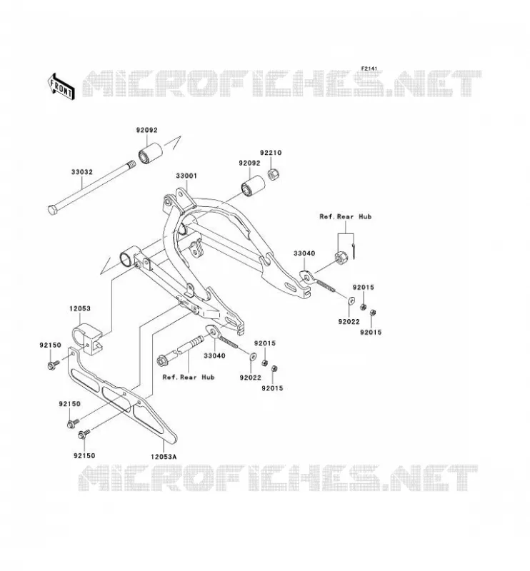 BRAS OSCILLANT Kawasaki TOUT-TERRAIN 110 2008 KLX110  KLX110A8F