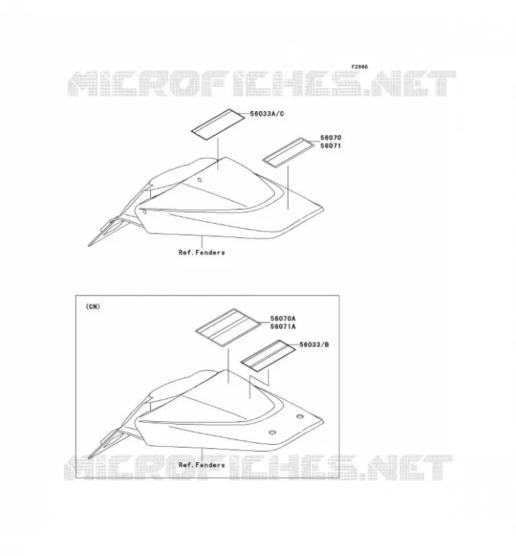LABEL Kawasaki TOUT-TERRAIN 110 2009 KLX110  KLX110A9FA