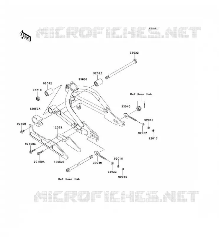BRAS OSCILLANT Kawasaki TOUT-TERRAIN 110 2012 KLX110  KLX110CCF