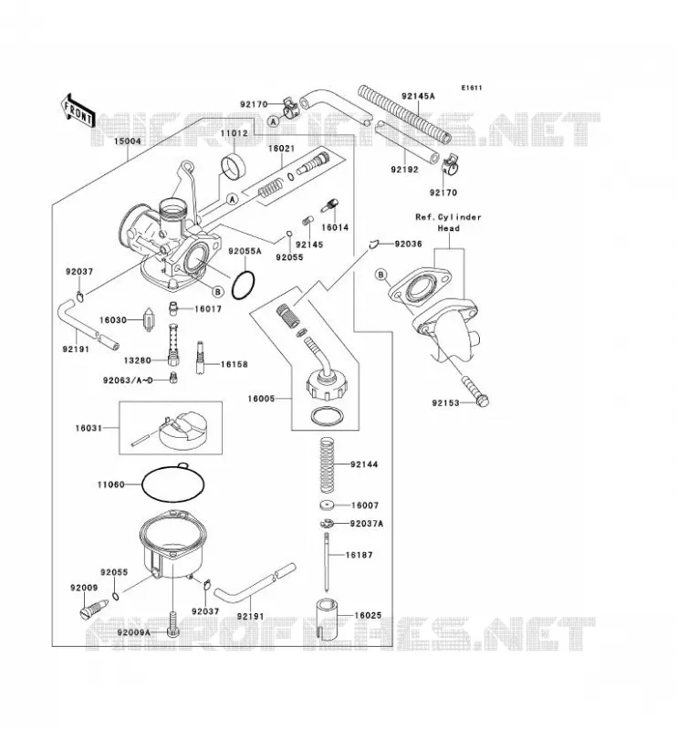 CARBURATEUR Kawasaki TOUT-TERRAIN 110 2012 KLX110  KLX110CCF