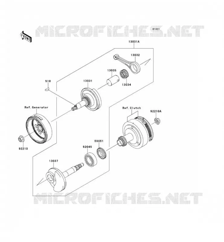 VILEBREQUIN Kawasaki TOUT-TERRAIN 110 2013 KLX110  KLX110CDF