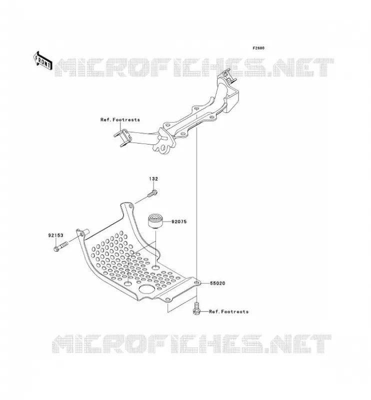 PROTECTION(S) Kawasaki TOUT-TERRAIN 110 2014 KLX110  KLX110CEF