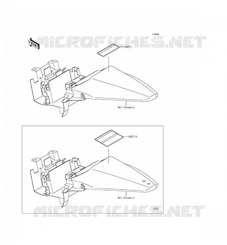 LABEL Kawasaki TOUT-TERRAIN 110 2016 KLX110  KLX110CGF