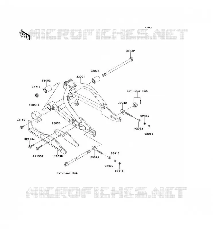 BRAS OSCILLANT Kawasaki TOUT-TERRAIN 110 2012 KLX110L  KLX110DCF