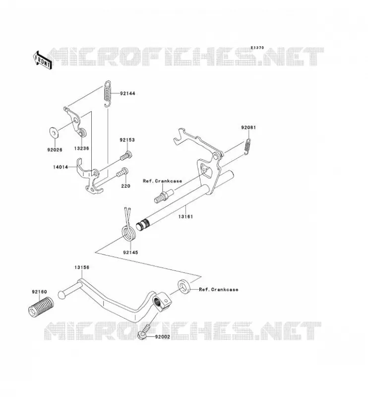SELECTEUR Kawasaki TOUT-TERRAIN 110 2012 KLX110L  KLX110DCF