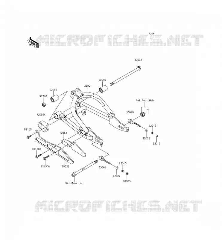 BRAS OSCILLANT Kawasaki TOUT-TERRAIN 110 2016 KLX110L  KLX110DGF
