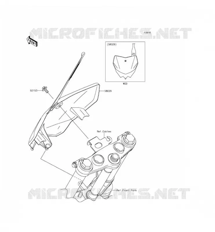 ACCESSOIRE Kawasaki TOUT-TERRAIN 140 2012 KLX140  KLX140ACF