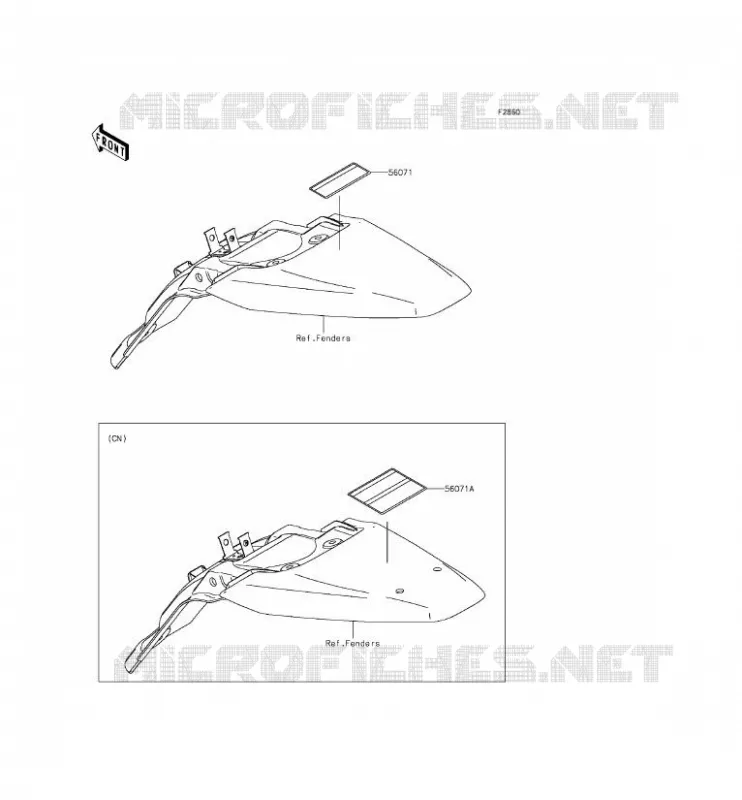 LABEL Kawasaki TOUT-TERRAIN 140 2012 KLX140  KLX140ACF