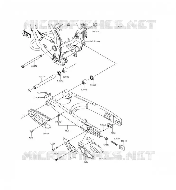 BRAS OSCILLANT Kawasaki TOUT-TERRAIN 140 2013 KLX140  KLX140ADF