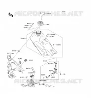 RESERVOIR CARBURANT pour Kawasaki KLX140L 2010