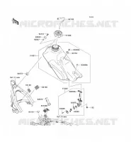 RESERVOIR CARBURANT pour Kawasaki KLX140L 2010