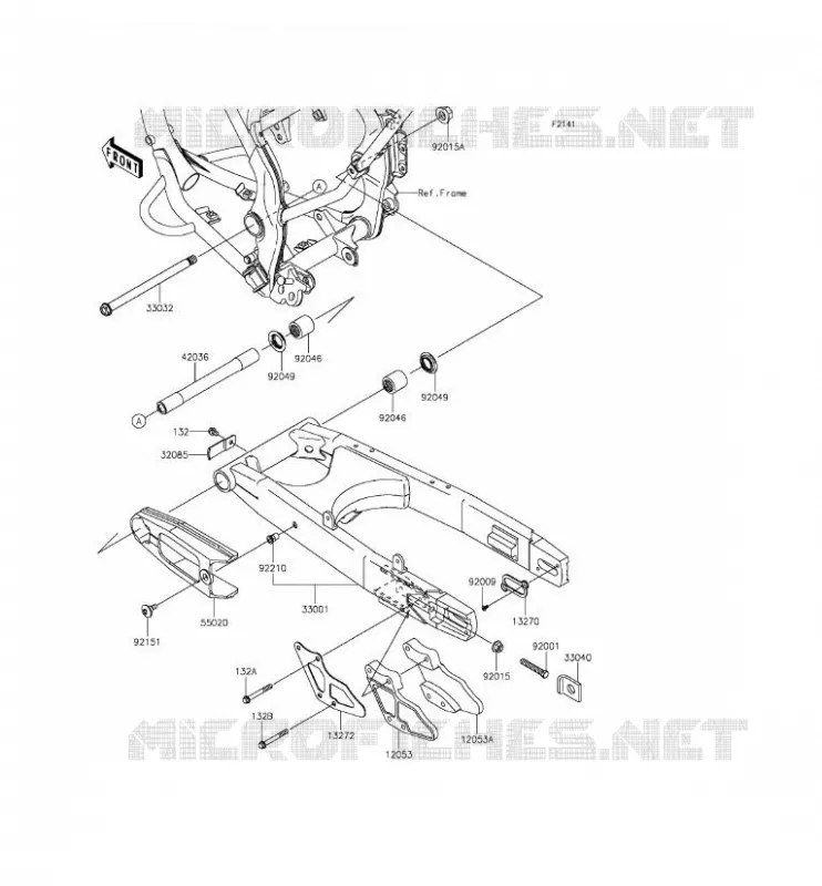 BRAS OSCILLANT Kawasaki TOUT-TERRAIN 140 2012 KLX140L  KLX140BCF