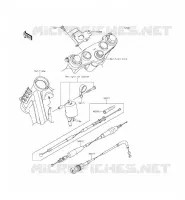 CABLES pour Kawasaki KLX140L 2015