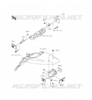CATADIOPTRES(CN) pour Kawasaki KLX140L 2015