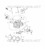 CULASSE pour Kawasaki KLX140L 2015