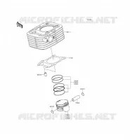 CYLINDRE/PISTON pour Kawasaki KLX140L 2015