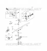GUIDON pour Kawasaki KLX140L 2015