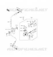 MAITRE CYLINDRE AV pour Kawasaki KLX140L 2015