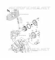 POMPE A HUILE pour Kawasaki KLX140L 2015