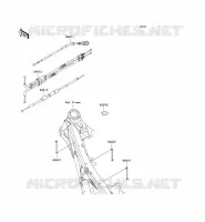 CABLES pour Kawasaki KLX450R 2009