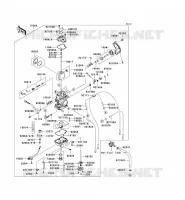 CARBURATEUR pour Kawasaki KLX450R 2009