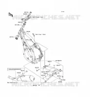 CH&Acirc;SSIS pour Kawasaki KLX450R 2009