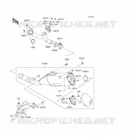 &Eacute;CHAPPEMENT(JKALX450AAA006446 ) pour Kawasaki KLX450R 2009