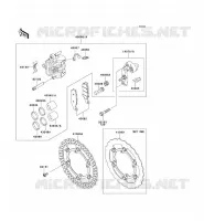 FREIN AVANT pour Kawasaki KLX450R 2009
