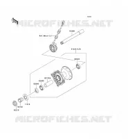 MOYEU AVANT pour Kawasaki KLX450R 2009