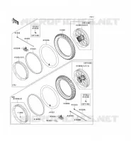 PNEUS pour Kawasaki KLX450R 2009