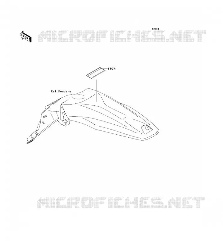 LABEL Kawasaki TOUT-TERRAIN 450 2013 KLX450R  KLX450ADF