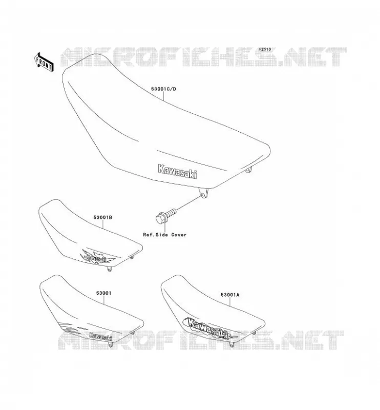 SELLE Kawasaki TOUT-TERRAIN 100 1992 KX100  KX100-B2