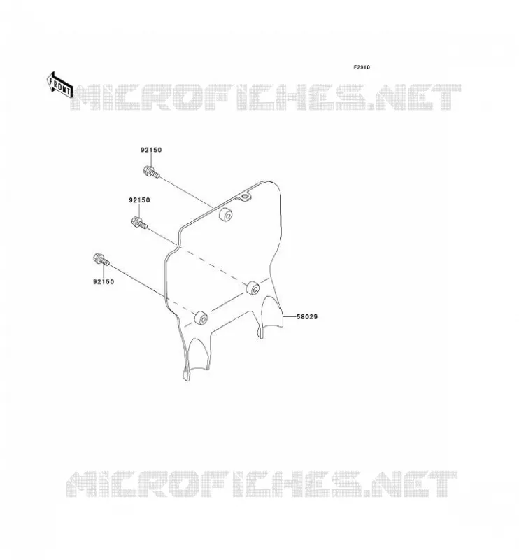 ACCESSOIRE Kawasaki TOUT-TERRAIN 100 1995 KX100  KX100-B5