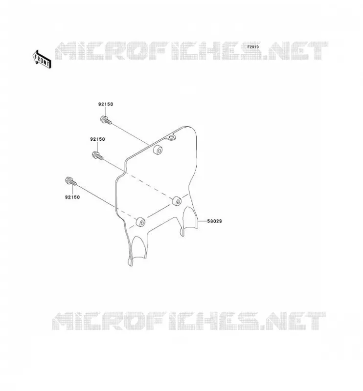 ACCESSOIRE Kawasaki TOUT-TERRAIN 100 1997 KX100  KX100-B7