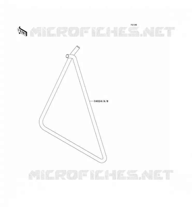 BEQUILLES Kawasaki TOUT-TERRAIN 100 2002 KX100  KX100-D2