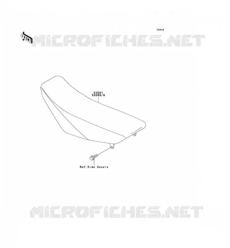 SELLE Kawasaki TOUT-TERRAIN 100 2002 KX100  KX100-D2