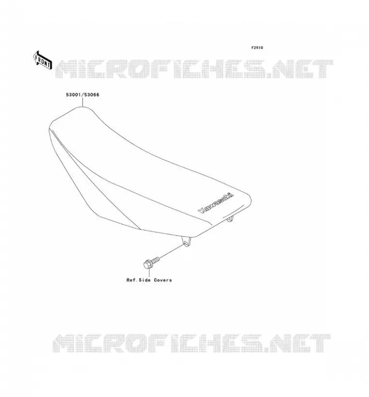 SELLE Kawasaki TOUT-TERRAIN 100 2003 KX100  KX100-D3