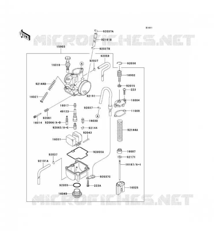 CARBURATEUR Kawasaki TOUT-TERRAIN 100 2009 KX100  KX100D9F