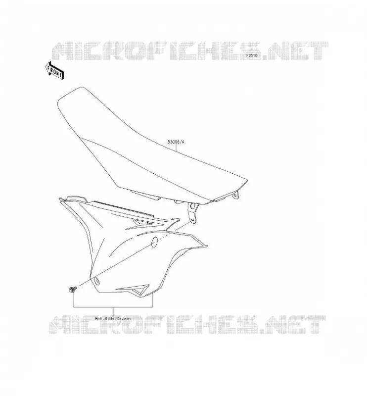 SELLE Kawasaki TOUT-TERRAIN 100 2015 KX100  KX100FFF