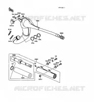 &Eacute;CHAPPEMENT pour Kawasaki KX125 1989