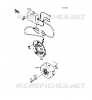 G&Eacute;N&Eacute;RATEUR pour Kawasaki KX125 1989