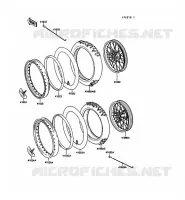 PNEUS pour Kawasaki KX125 1989