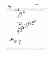 SELECTEUR pour Kawasaki KX125 1989