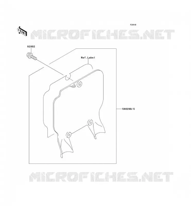 ACCESSOIRE Kawasaki TOUT-TERRAIN 125 1991 KX125  KX125-H2