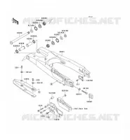 BRAS OSCILLANT pour Kawasaki KX125 1997