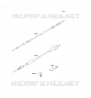 CABLES pour Kawasaki KX125 1997