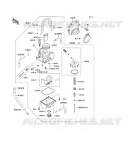 CARBURATEUR pour Kawasaki KX125 1997