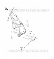 CH&Acirc;SSIS pour Kawasaki KX125 1997